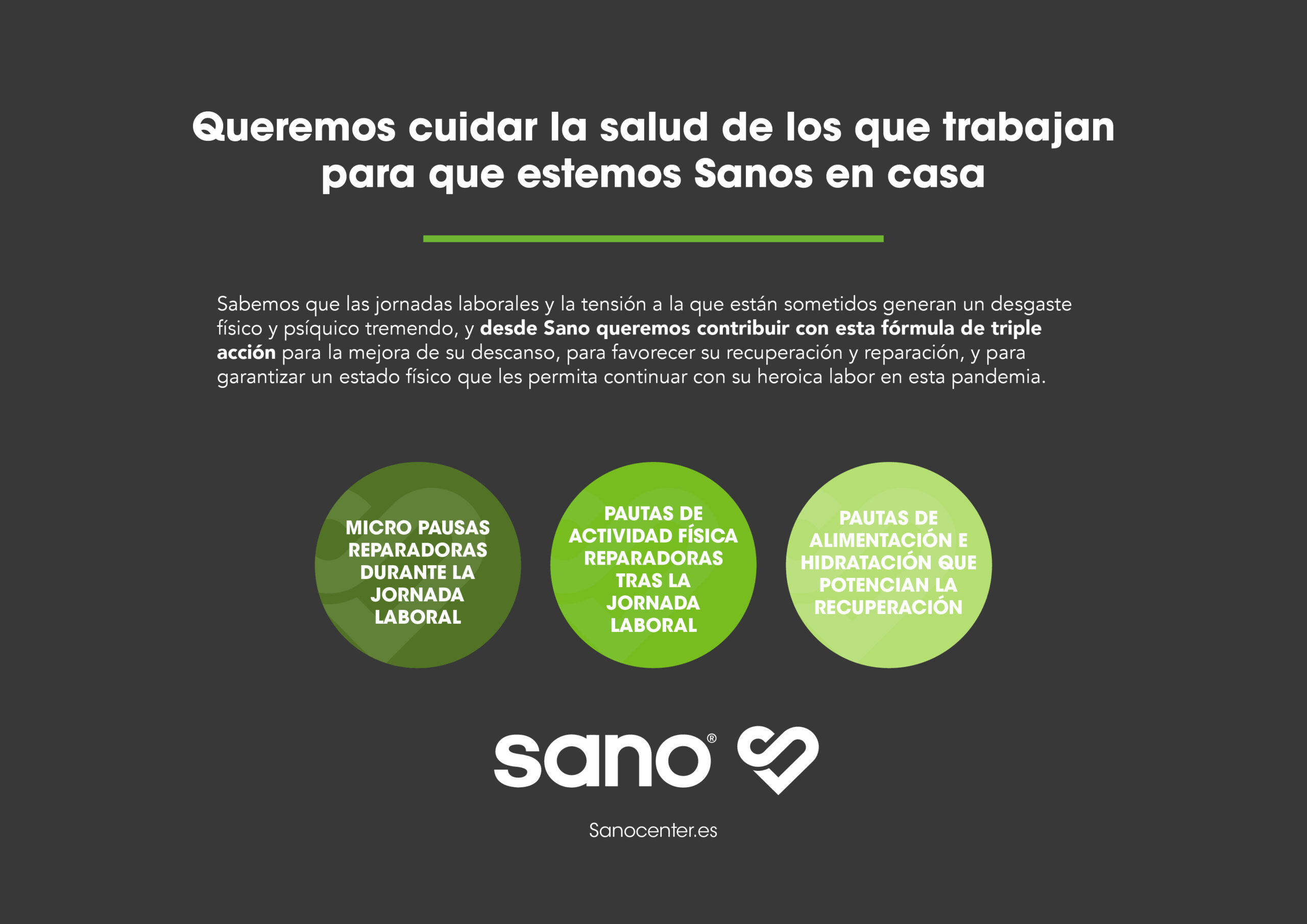 Guía de consejos saludables para sanitarios y personal de las Fuerzas y Cuerpos de Seguridad del Estado