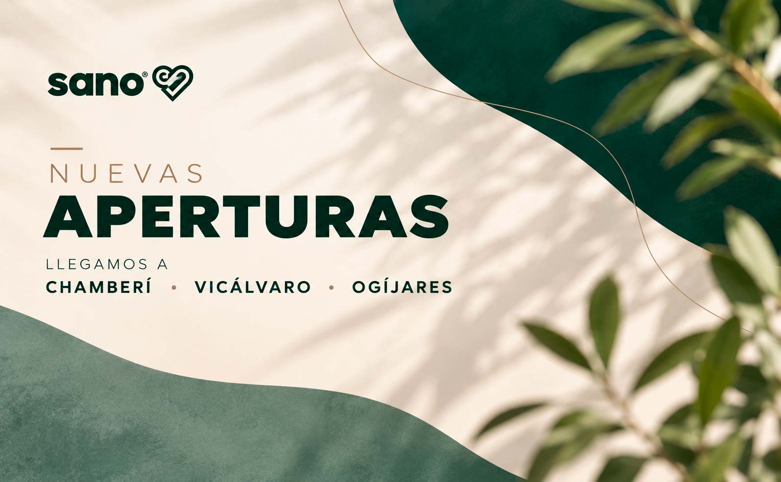 Nuevas aperturas SANO en Chamberí, Vicálvaro y Ogíjares
