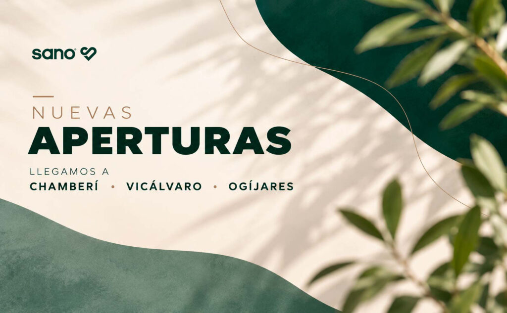 SANO abre nuevos centros en Chamberí, Vicálvaro y Ogíjares
